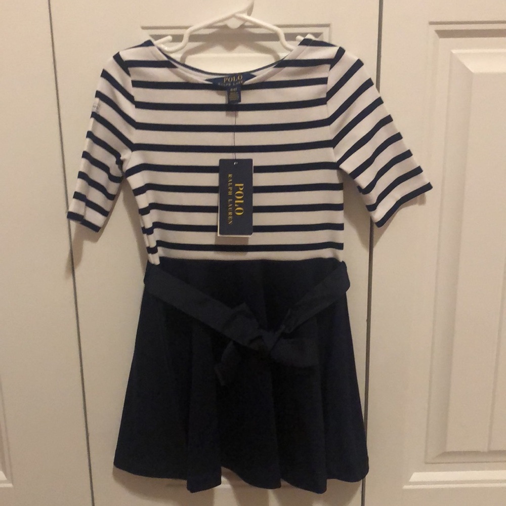 Toddler girls Ralph Lauren dress. Brand new with rags. Size 4t